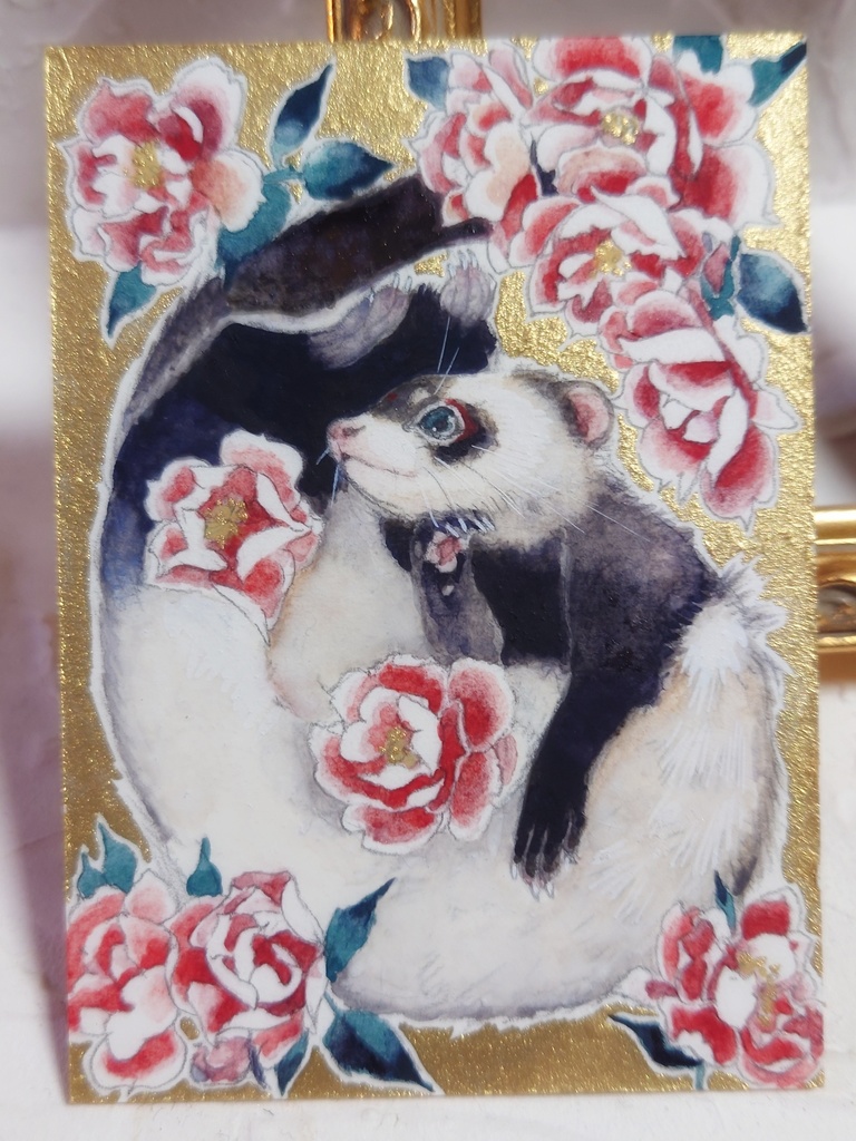 直筆ATC「十花」