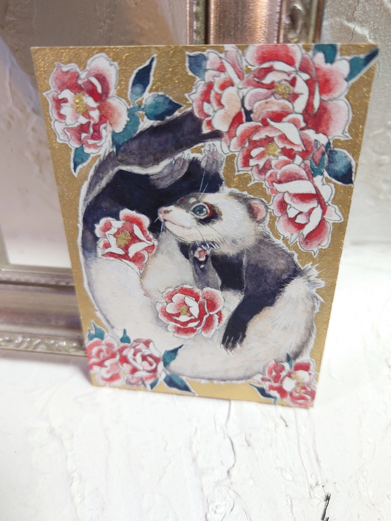 直筆ATC「十花」