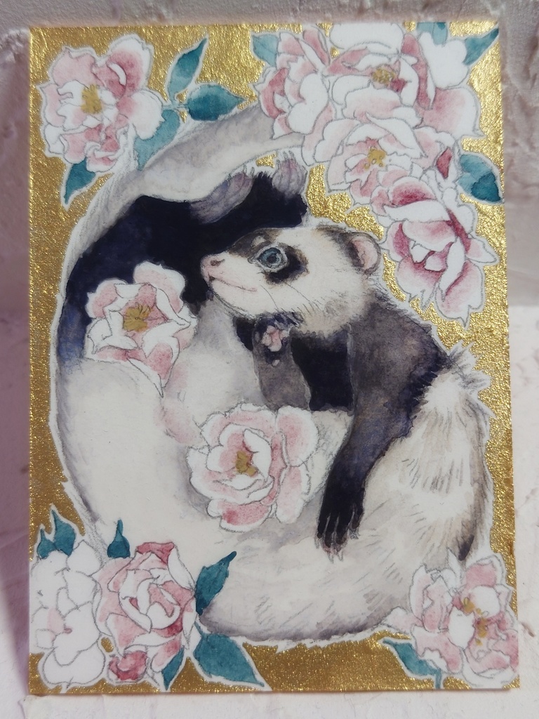 直筆ATC「十花」