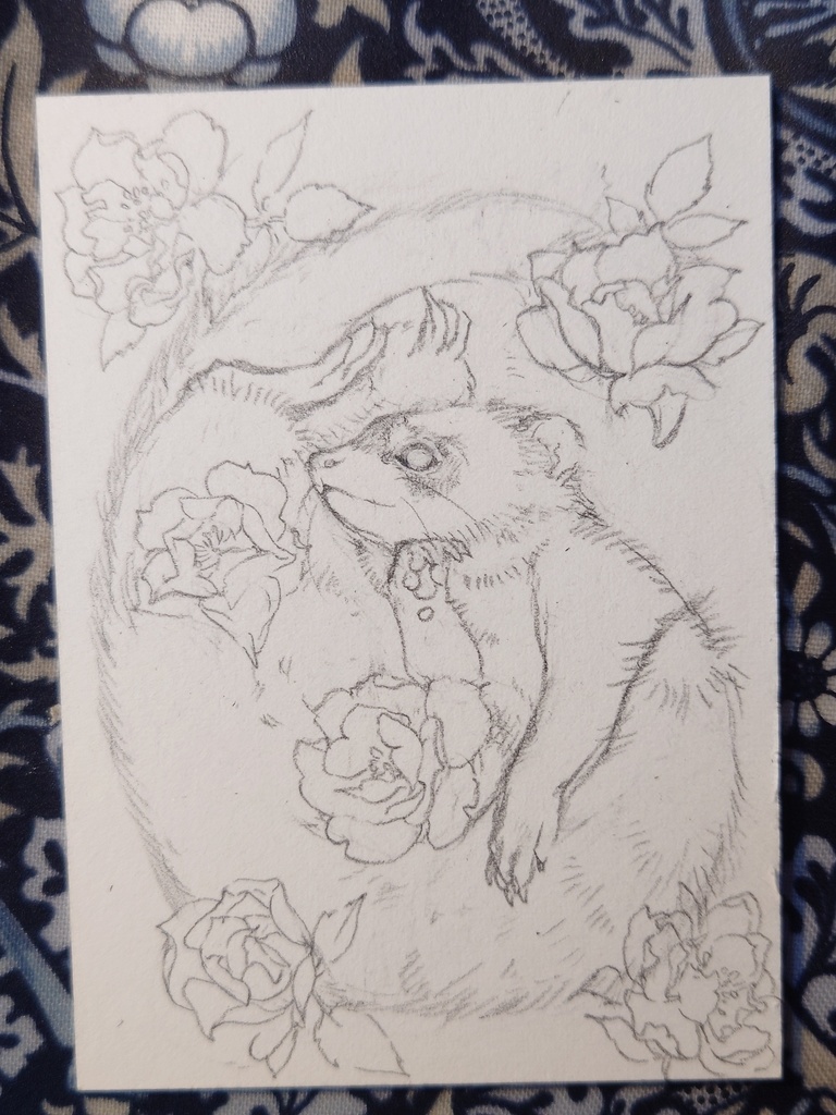 直筆ATC「十花」