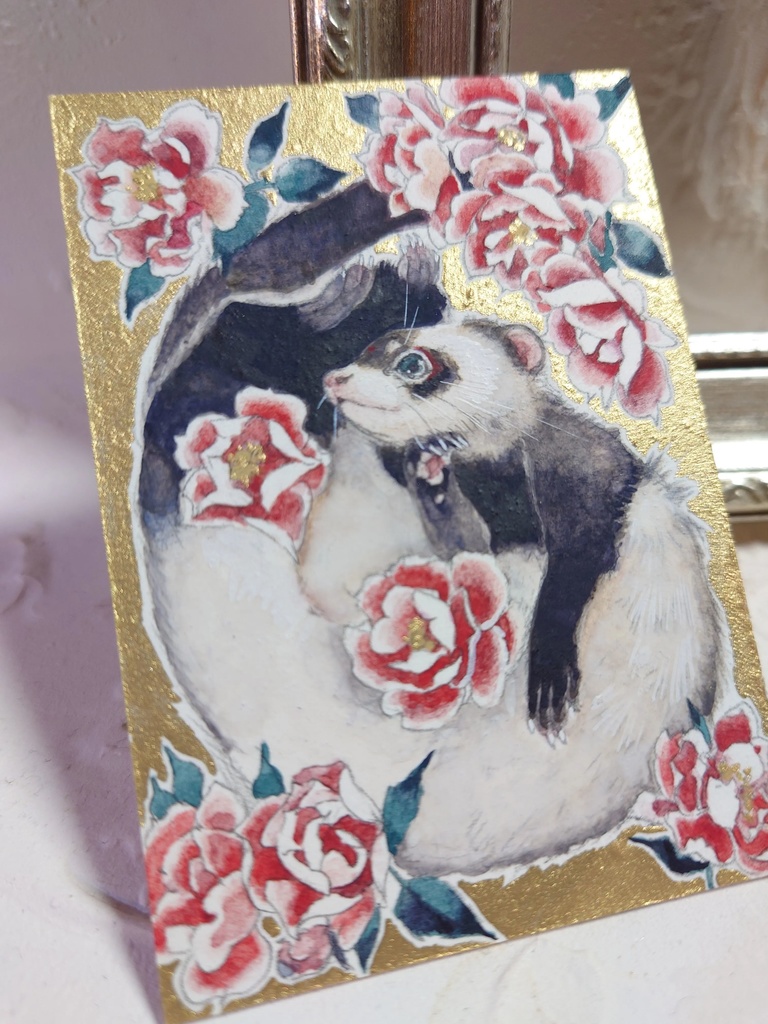 直筆ATC「十花」