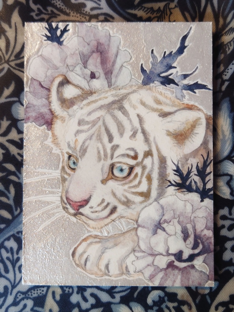 直筆ATC「銀砂にて」