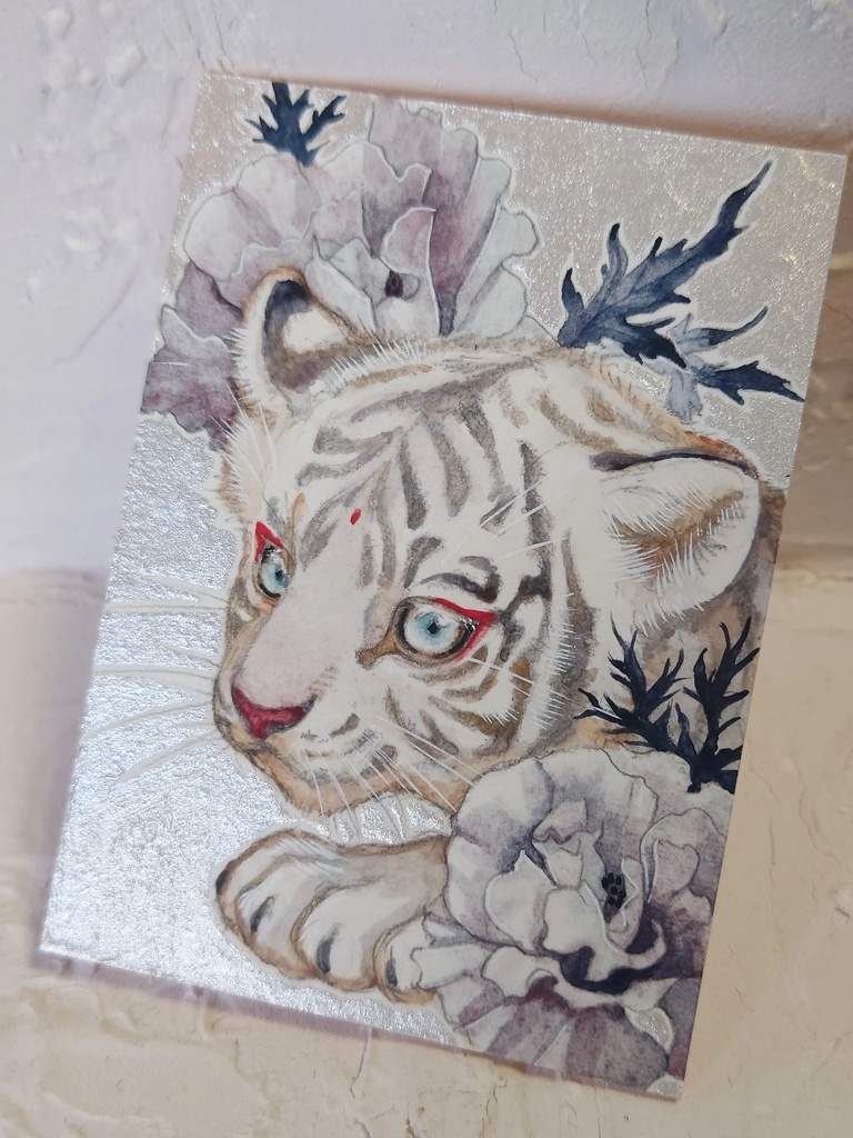 直筆ATC「銀砂にて」