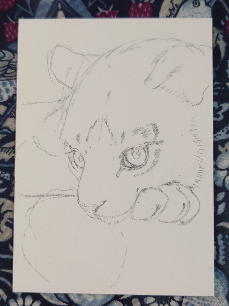 直筆ATC「銀砂にて」