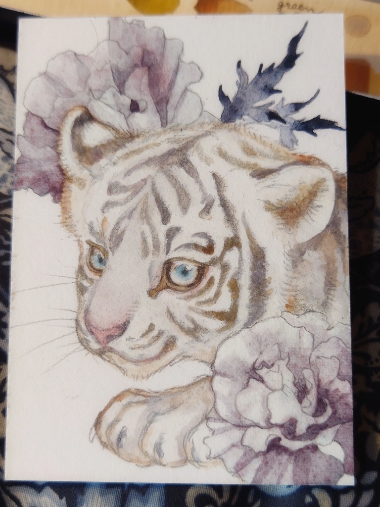 直筆ATC「銀砂にて」