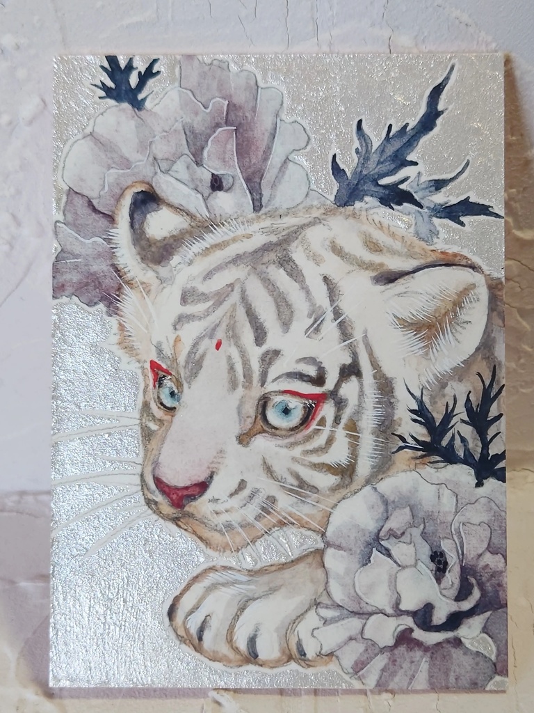 直筆ATC「銀砂にて」