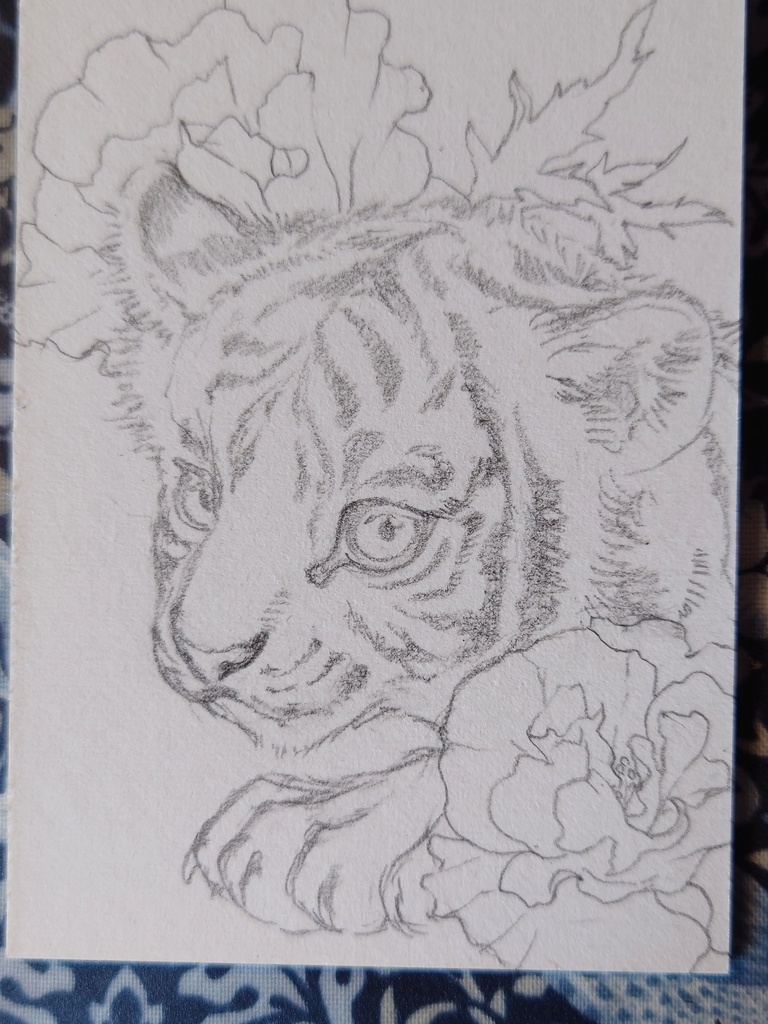 直筆ATC「銀砂にて」