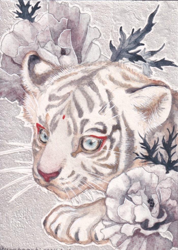 アクリルキーホルダー「銀砂にて」