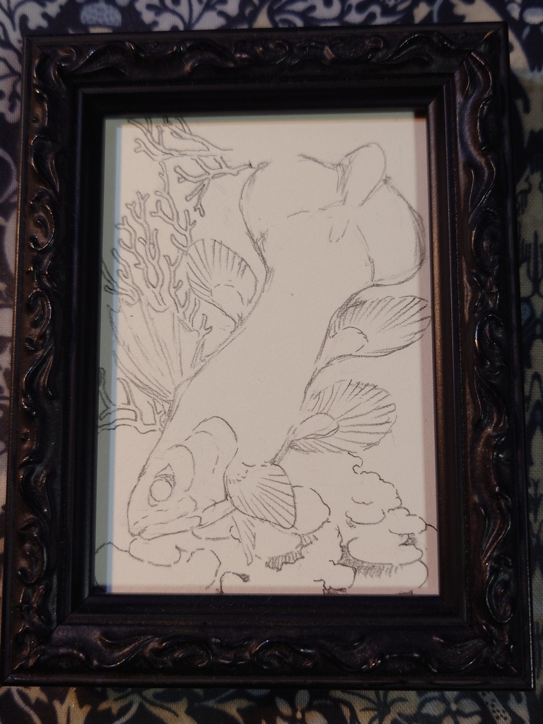 直筆ATC「星祭り」