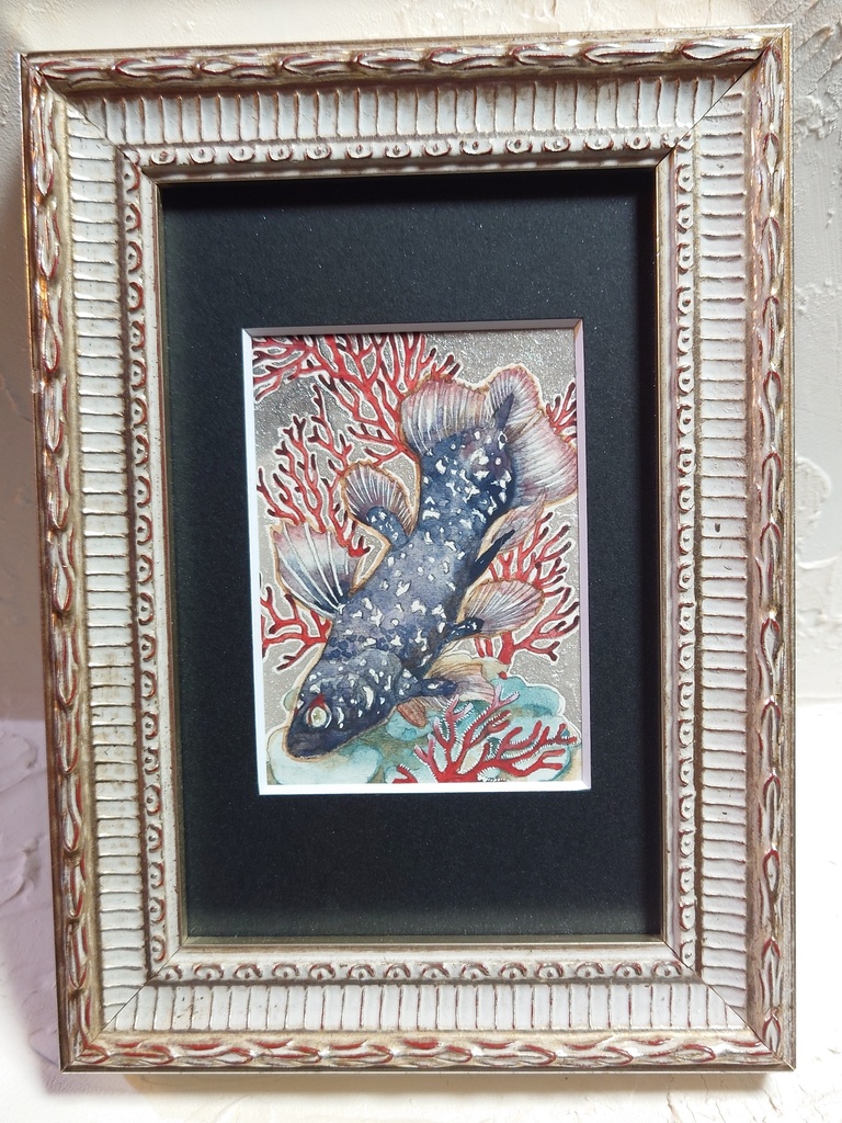 直筆ATC「星祭り」