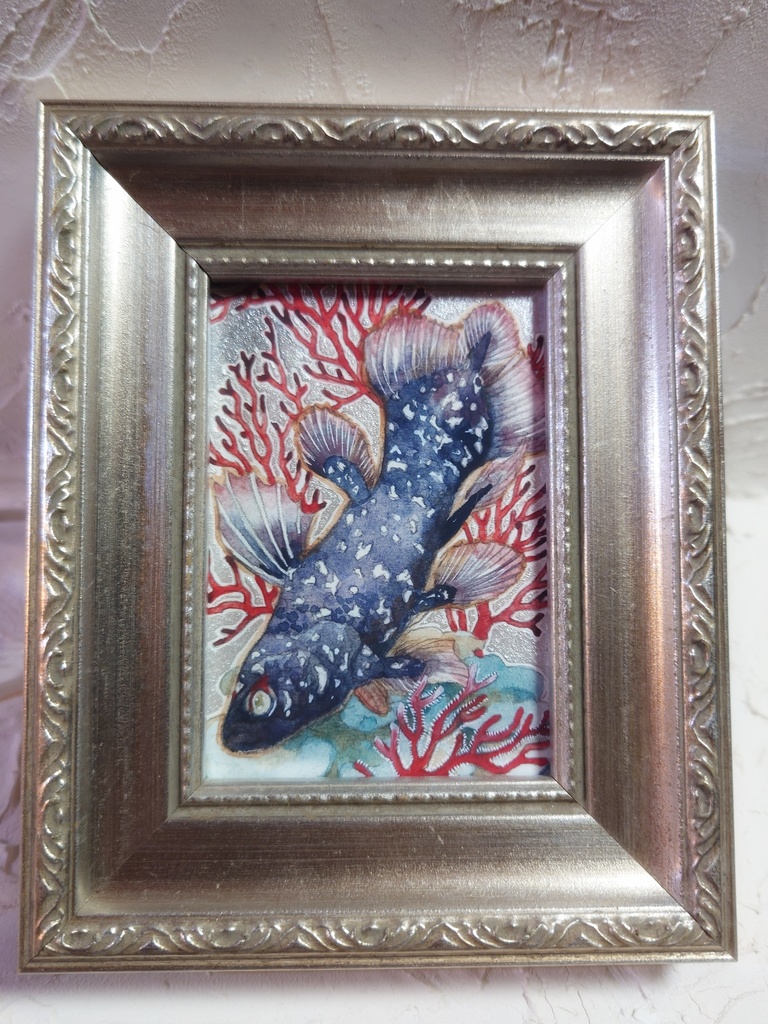 直筆ATC「星祭り」