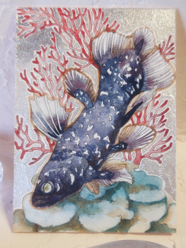 直筆ATC「星祭り」