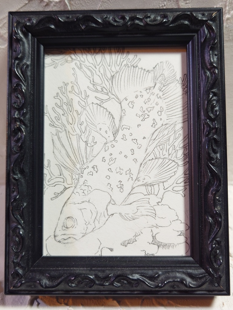 直筆ATC「星祭り」