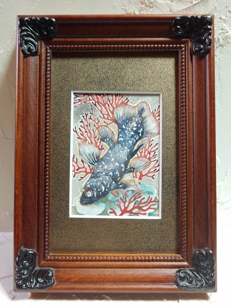 直筆ATC「星祭り」