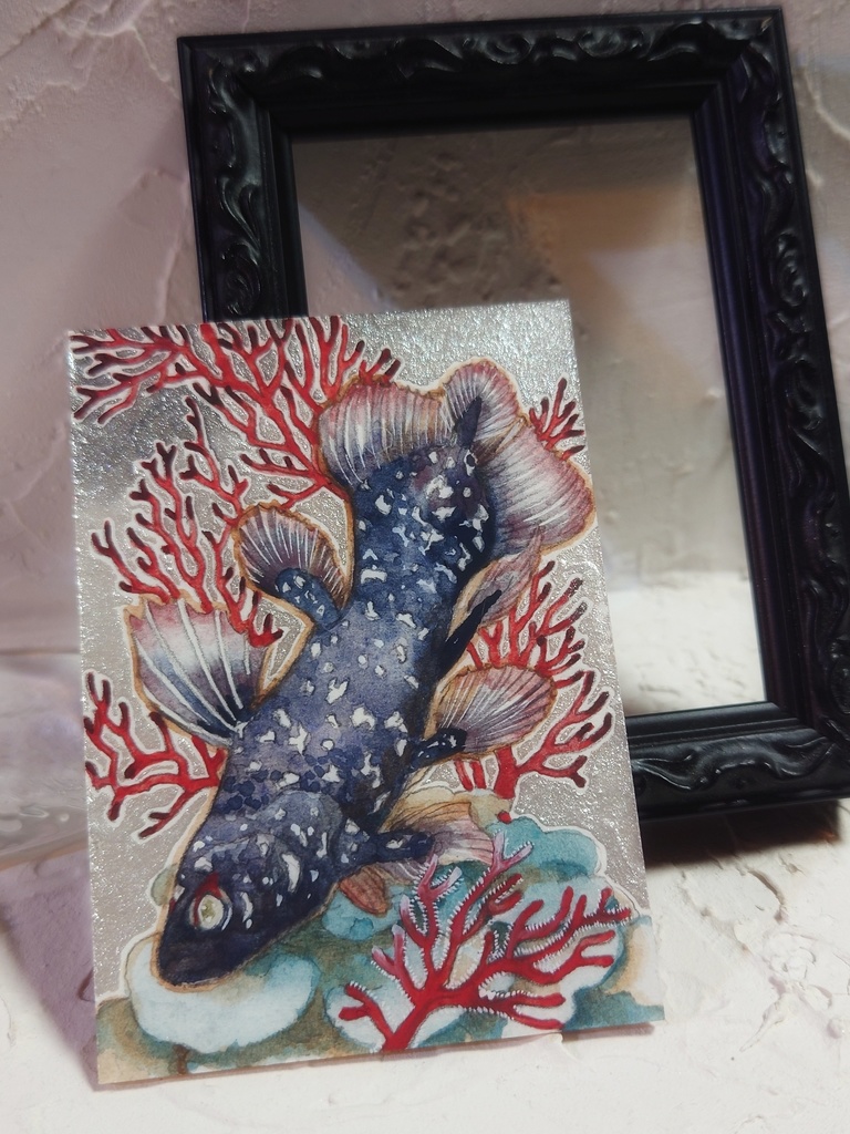 直筆ATC「星祭り」