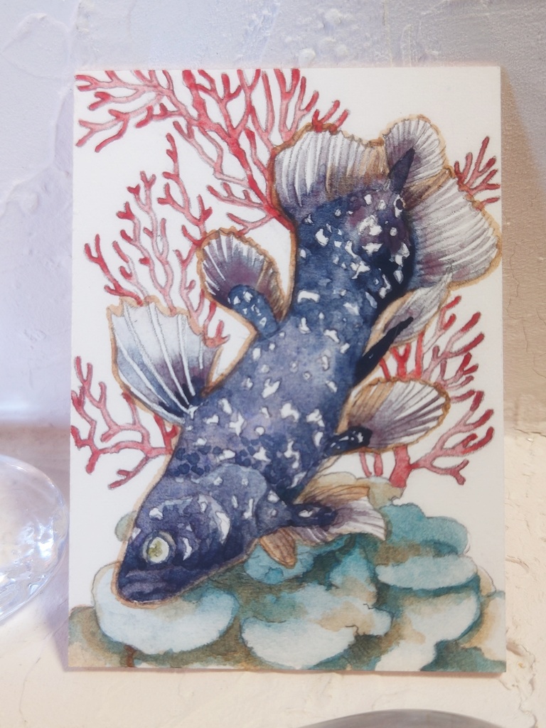 直筆ATC「星祭り」