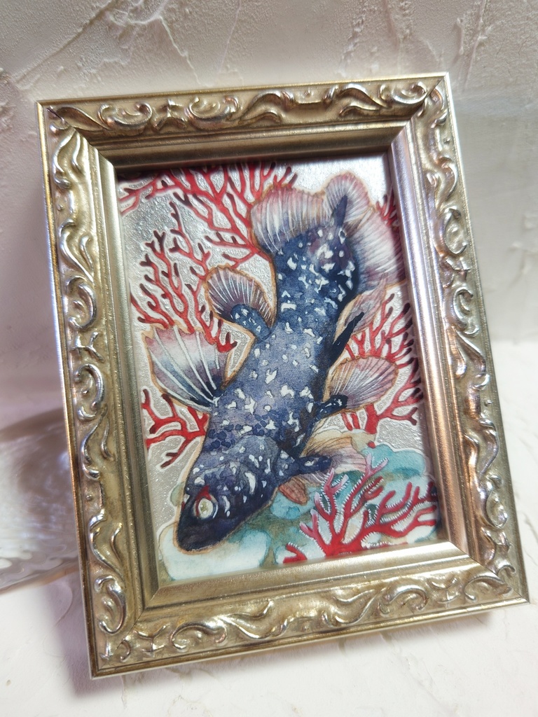 直筆ATC「星祭り」