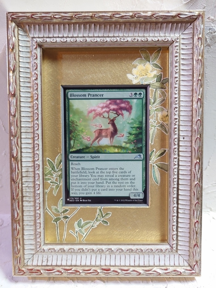 直筆イラストマット07「木香薔薇」