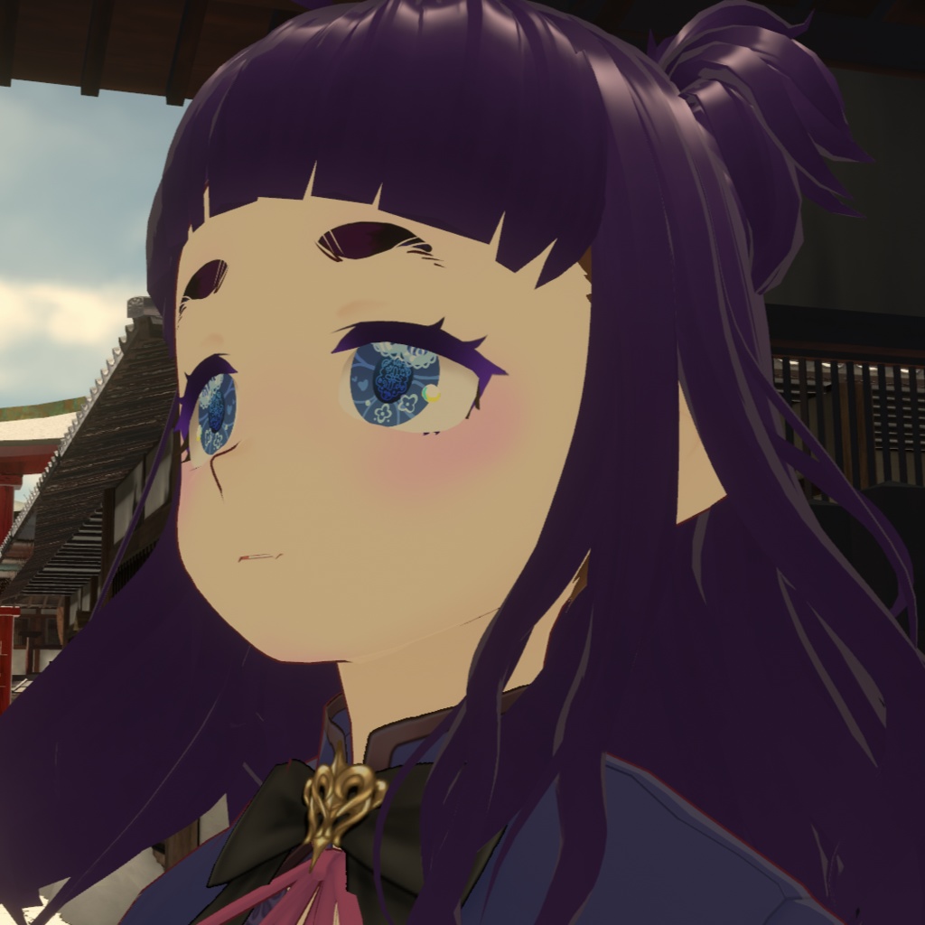 【VRoid】瞳テクスチャ レースお花 Eye texture lace flower