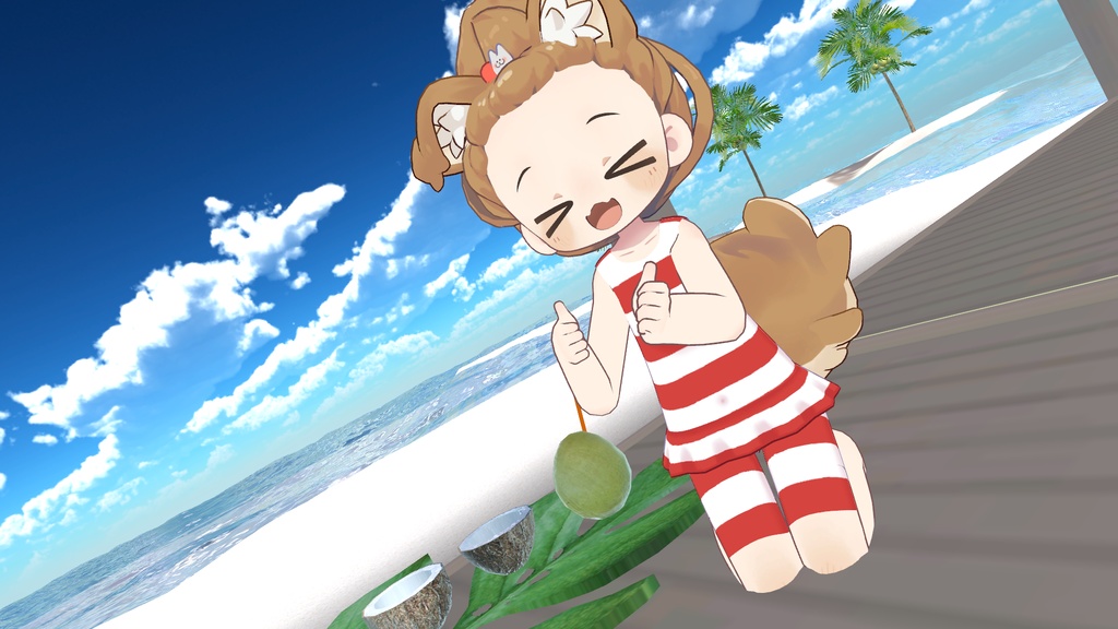 ぱわふる水着【まめふれんず対応】