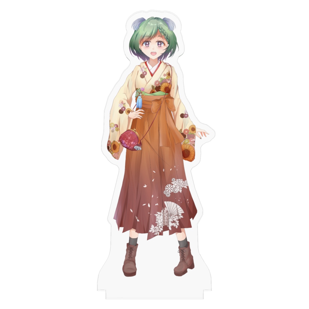 日向きなこ🦄🐨💫アクリルフィギュア(和装しいたけ目Ver)