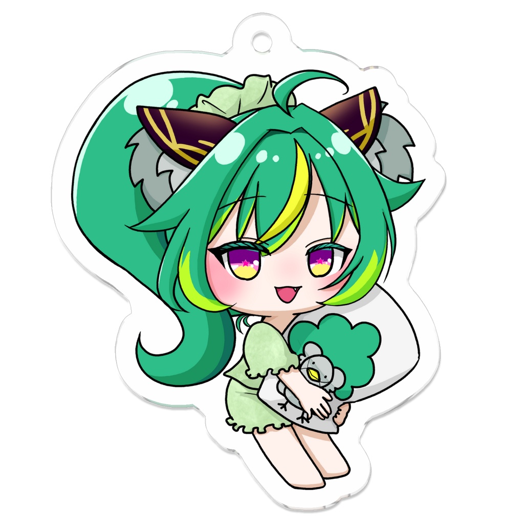 日向きなこ☀🐨🌟アクリルキーホルダー(パジャマ通常Ver)