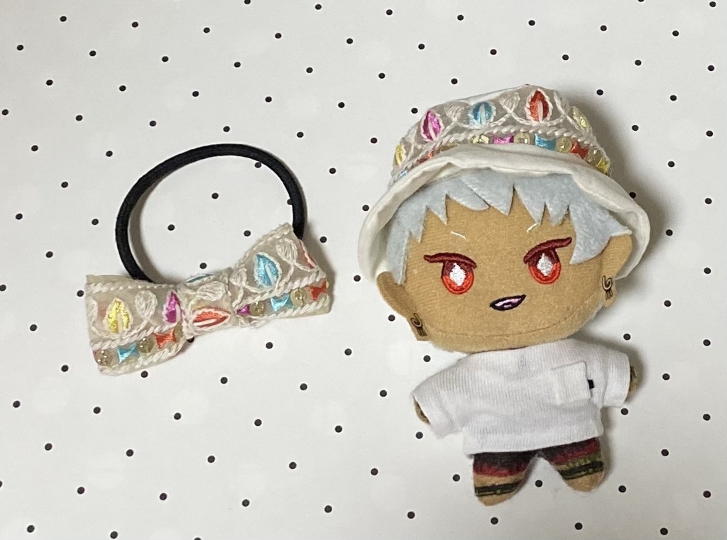 osoroi 刺繍リボンバケハ&ヘアゴム