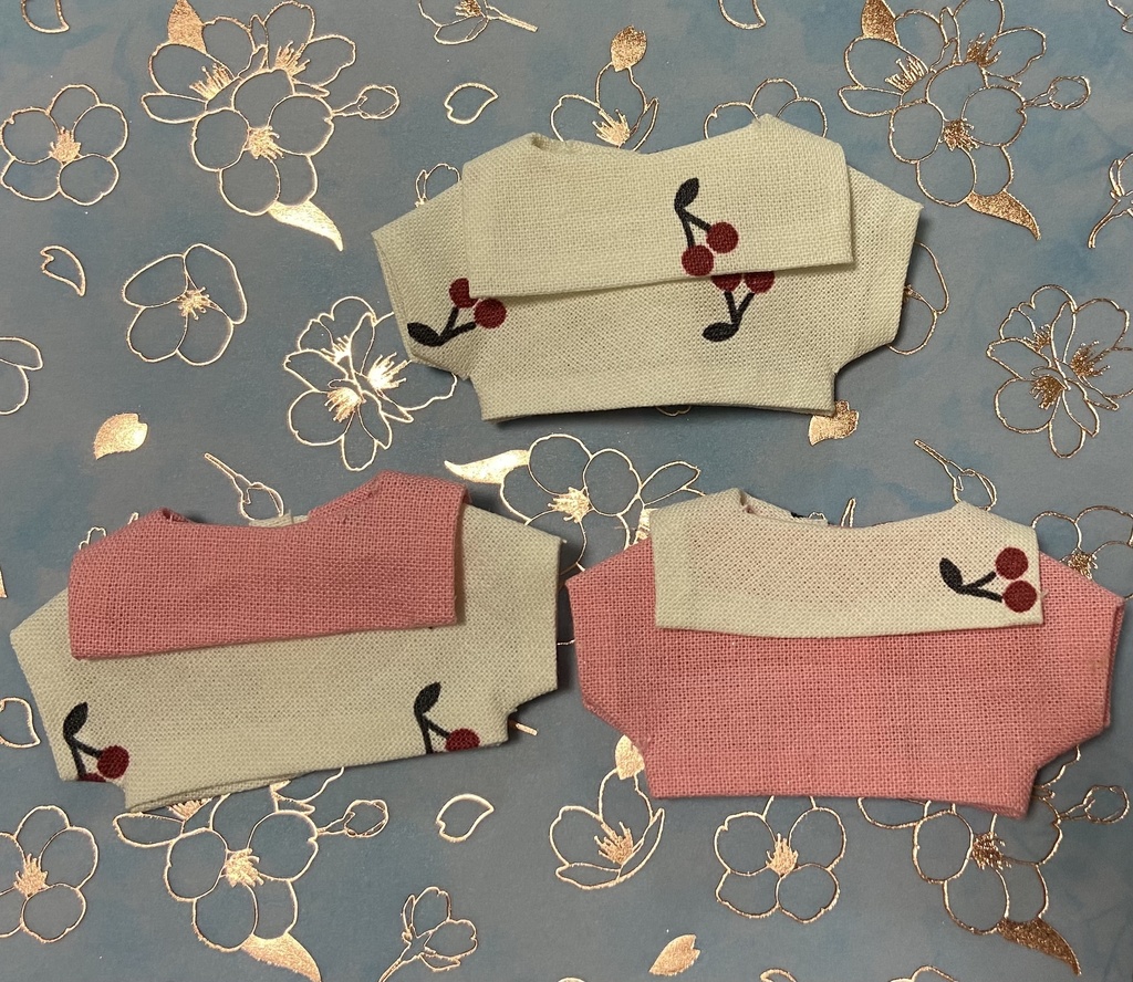 スクエアカラーシャツ🌸𝙲𝚑𝚎𝚛𝚛𝚢 𝚋𝚕𝚘𝚜𝚜𝚘𝚖