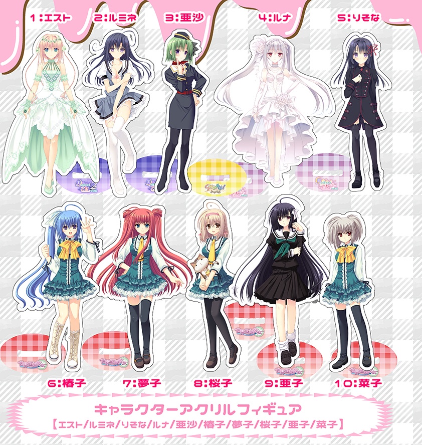 【Navelコラボカフェ第6弾】キャラクターアクリルフィギュア(10種)