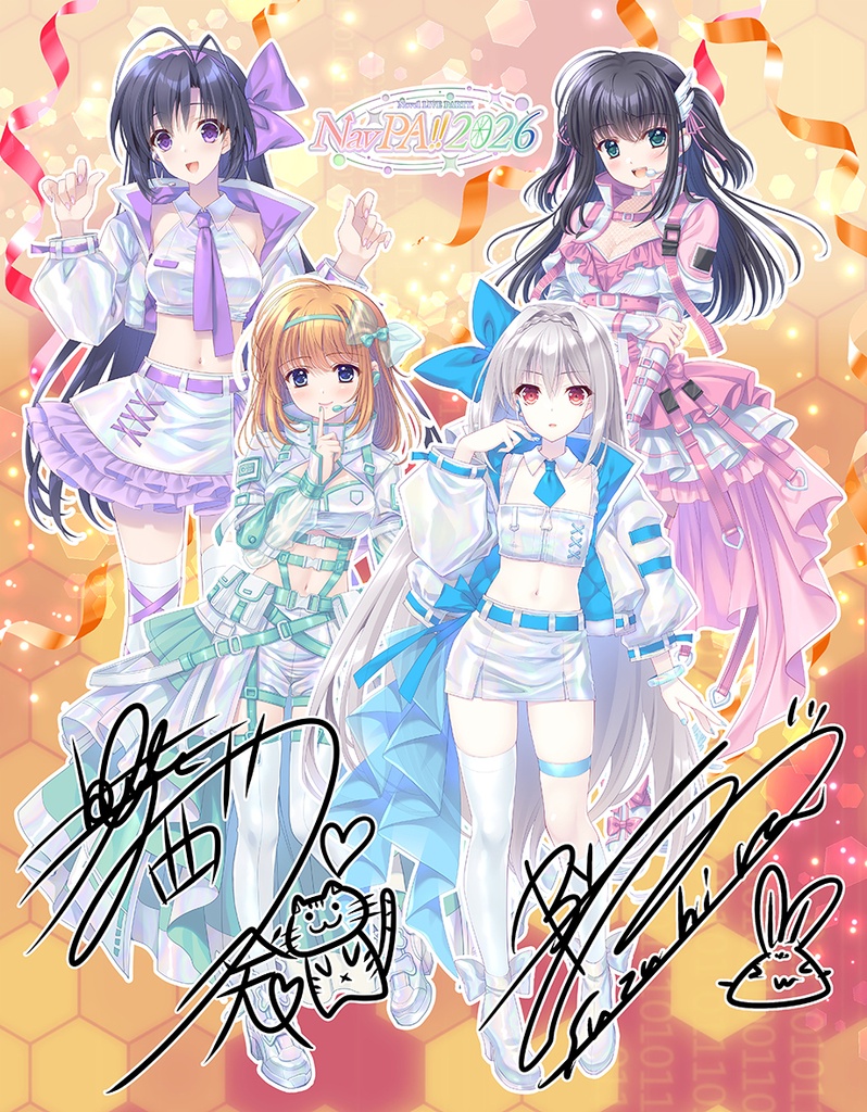 【NavPA!!2026】 直筆サイン入り・F6キャンバスアート
