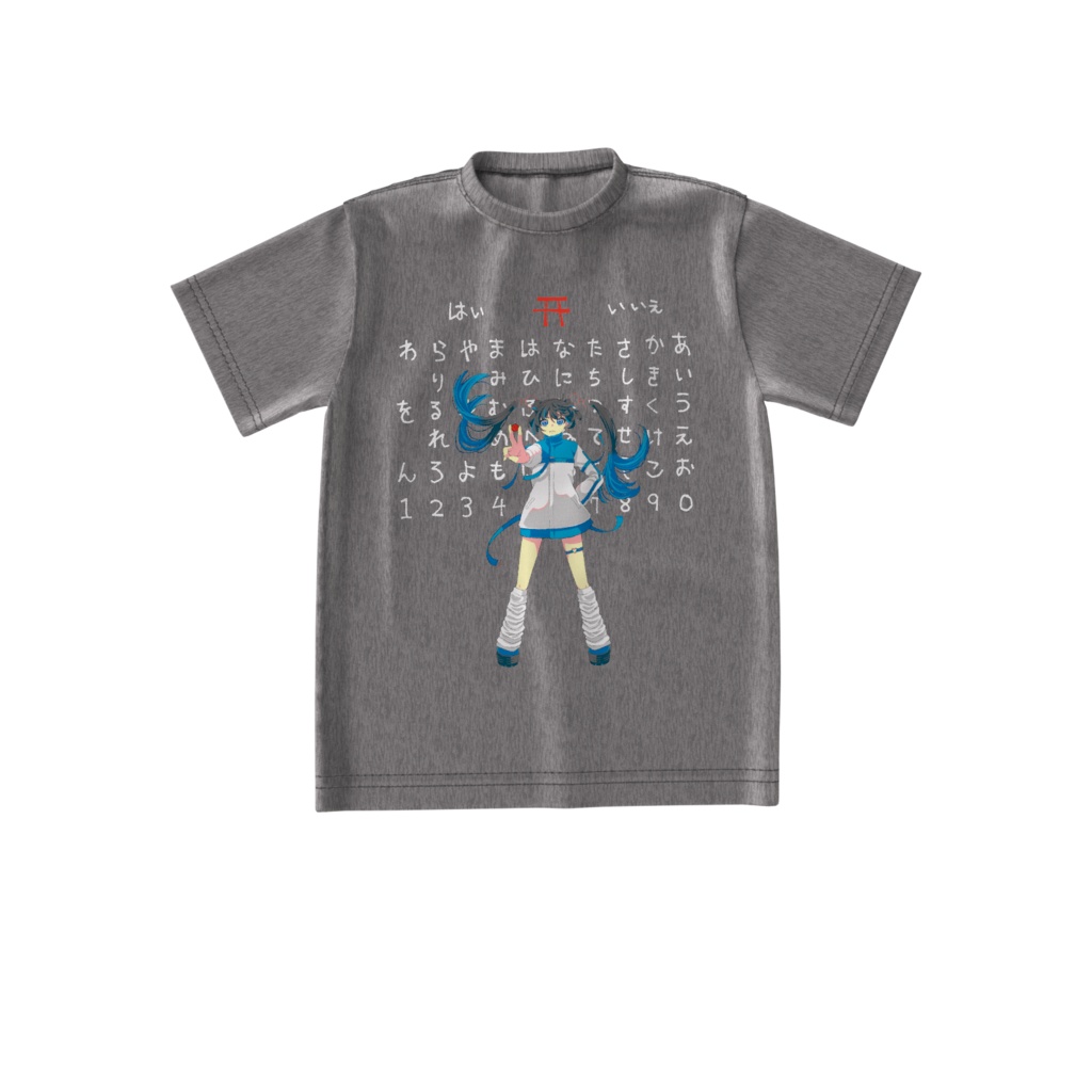 幽霊を呼び寄せるTシャツ-グレー