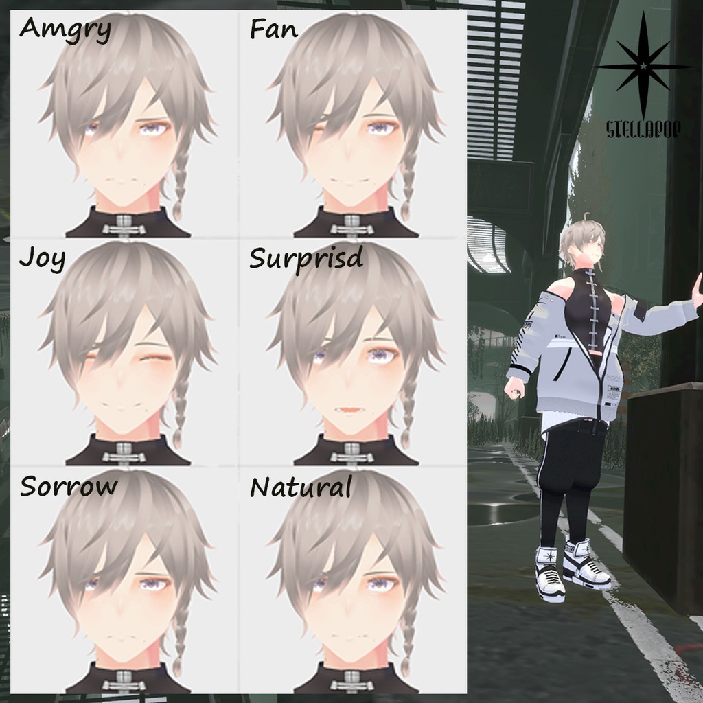 - 睡蓮 -(Suiren)|オリジナルVRoidモデル|★衣装販売有