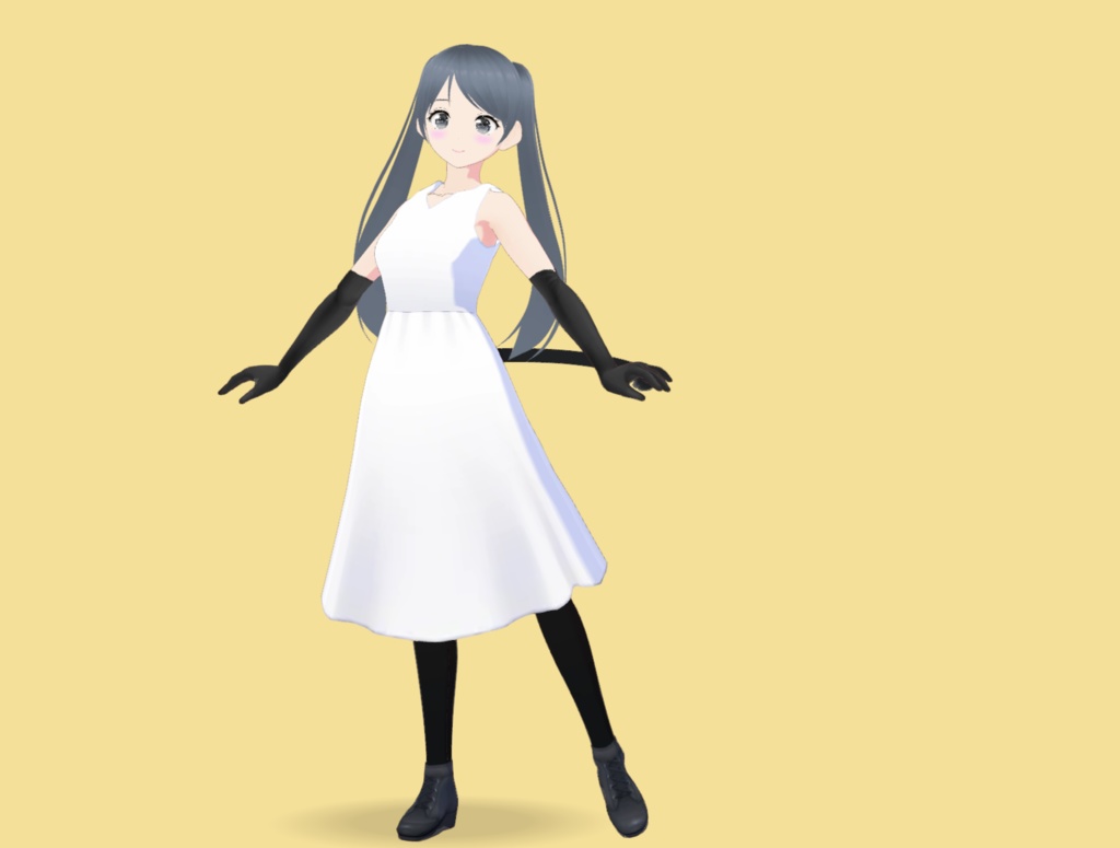 【VRM 3Dアバターモデル女性】F69