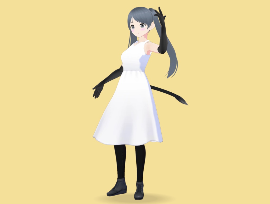 【VRM 3Dアバターモデル女性】F69