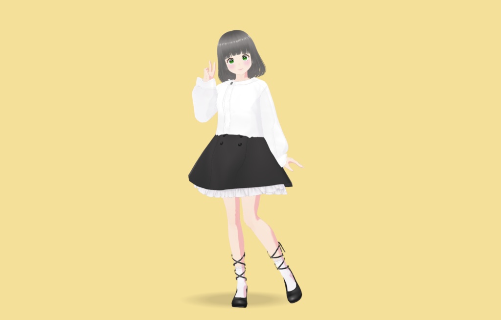 【VRM 3Dアバターモデル女性】F4_Sakura model - bonginkan - 2/3