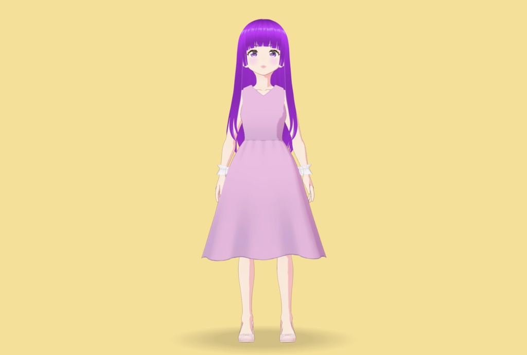 【VRM 3Dアバターモデル女性】F55_3 - bonginkan - 3/3