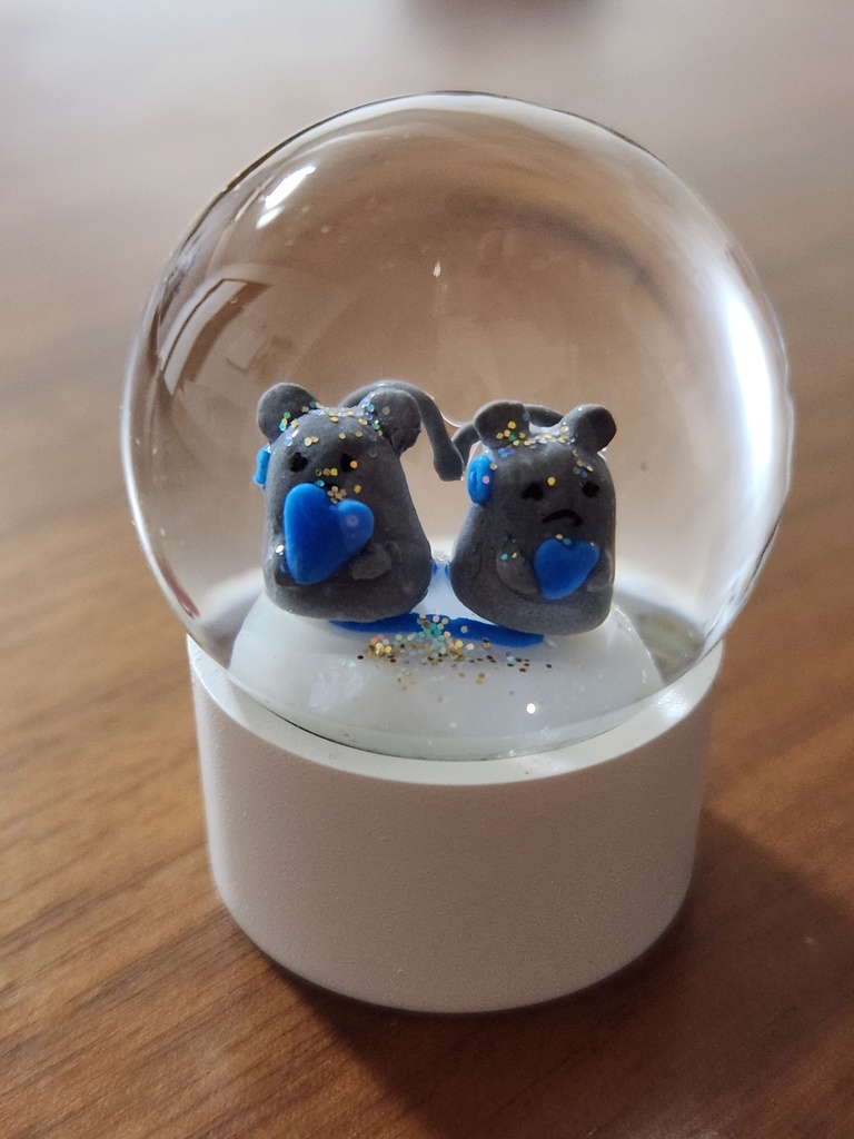 1600ねずみスノードーム