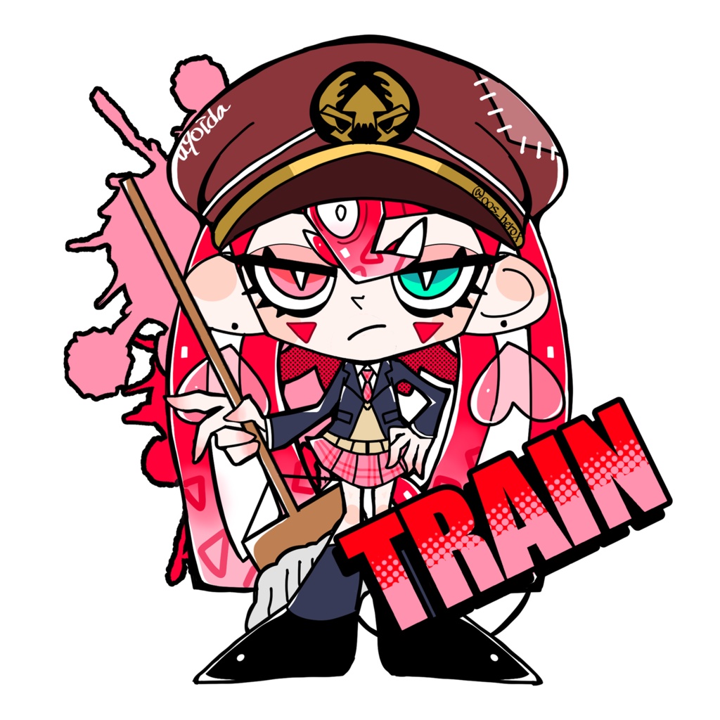 カートゥーンアクリルキーホルダー