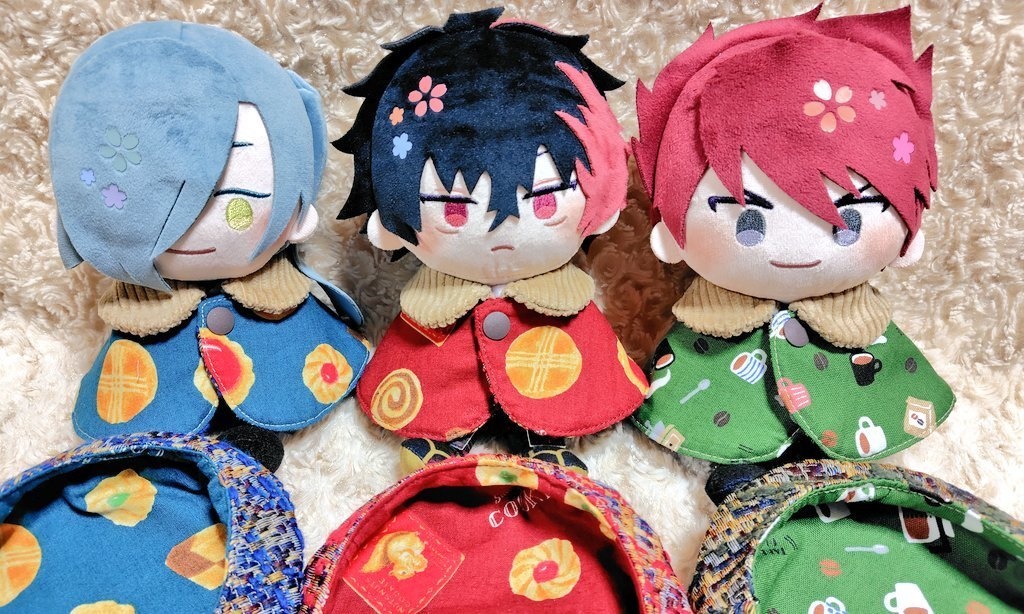 ぬい用 ケープ&ベレー帽