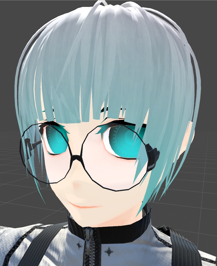 サイバー風 丸メガネ