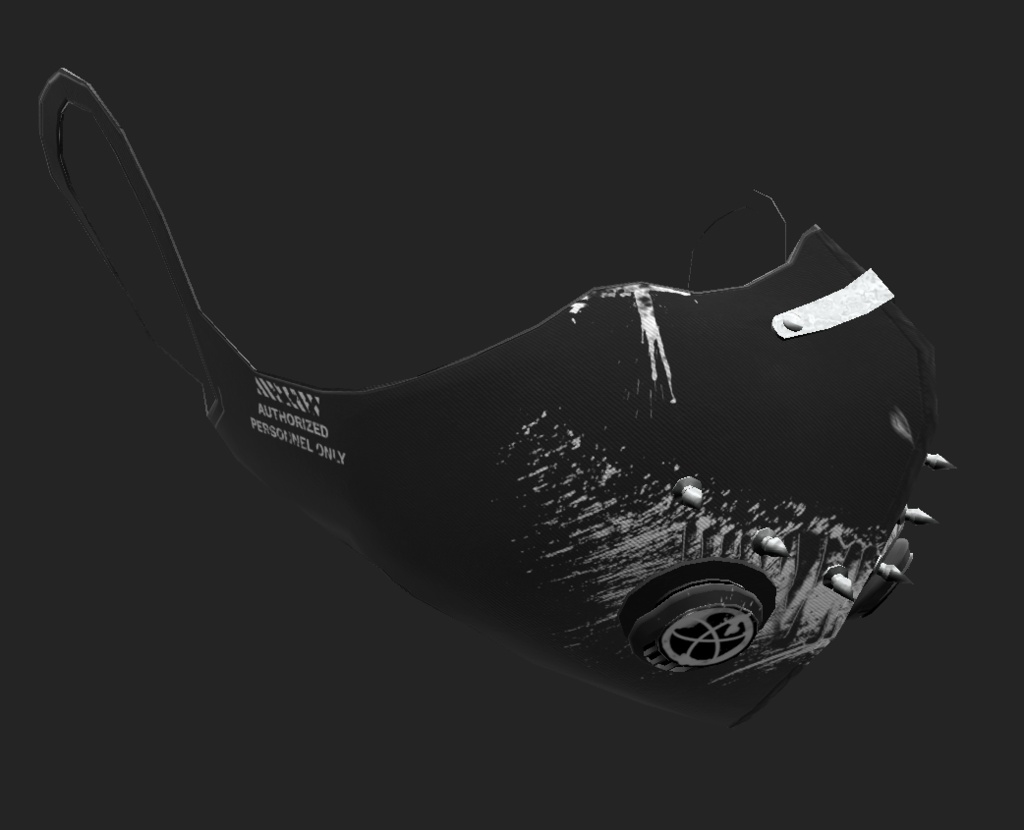 3Dアクセ スポーティーマスク (LEEME>REEVAカスタム)