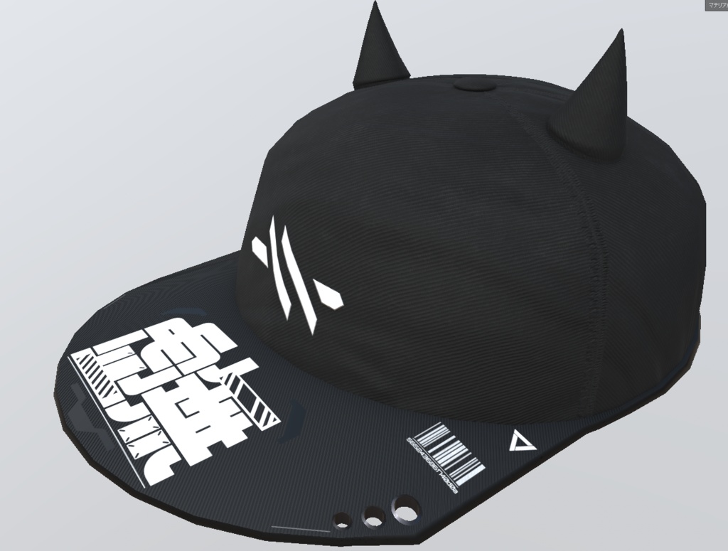 デビル角付き帽子Cap サイズ調整可能 11種(LEEME&REEVAカスタム)