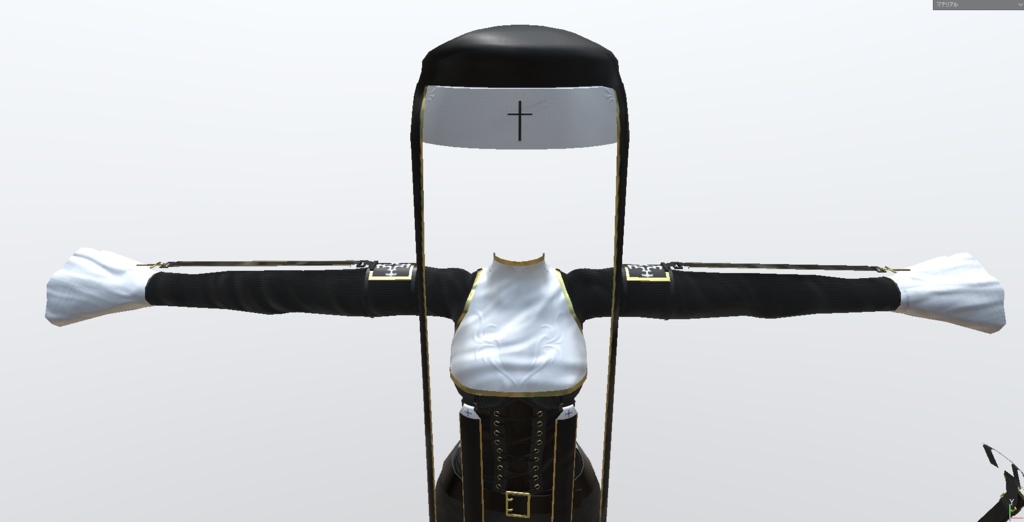 スキニング済み衣装 戦闘シスター2種 (くるーらーLEEME&REEVAカスタム)