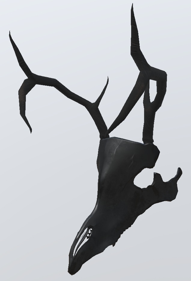 3Dモデル 鹿骨マスク 5種