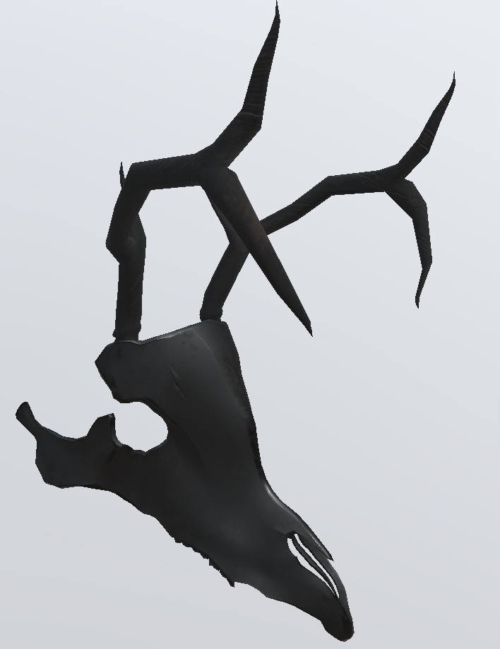 3Dモデル 鹿骨マスク 5種