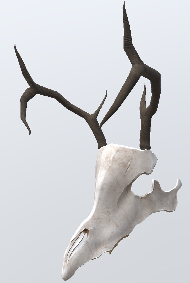 3Dモデル 鹿骨マスク 5種