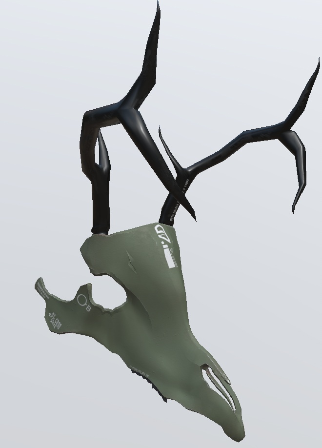 3Dモデル 鹿骨マスク 5種