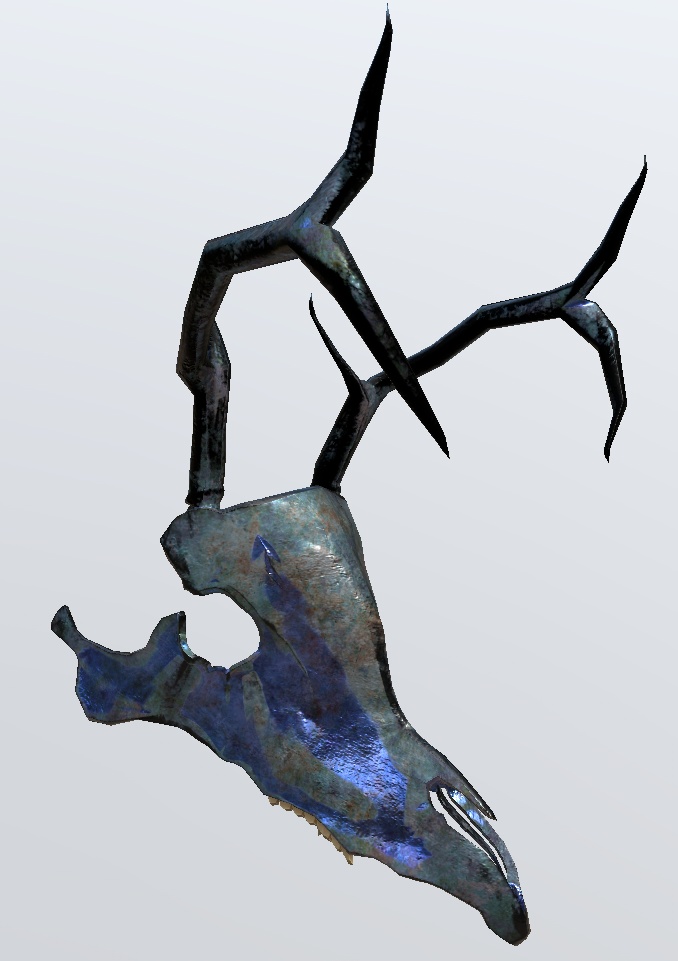 3Dモデル 鹿骨マスク 5種