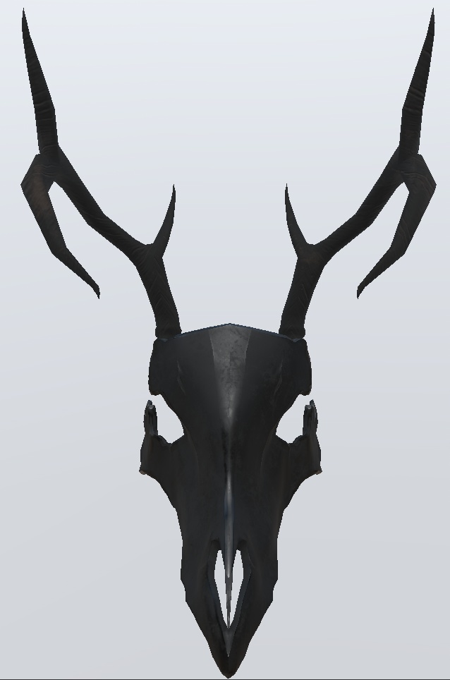 3Dモデル 鹿骨マスク 5種