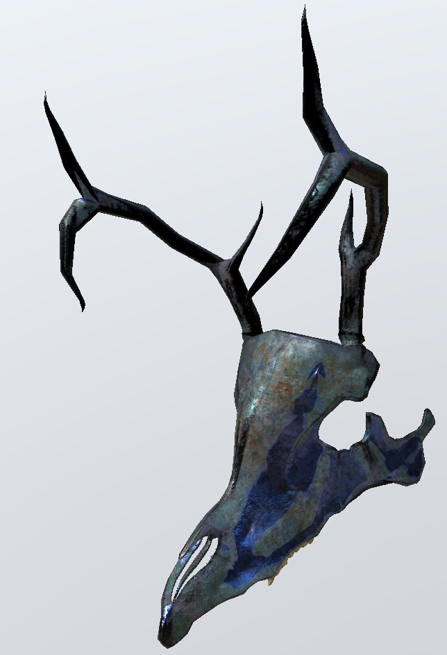 3Dモデル 鹿骨マスク 5種